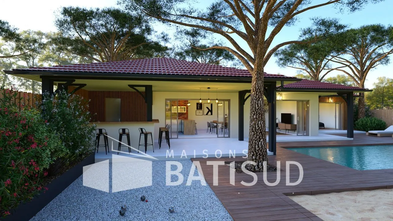 Maison neuve 110 m² à Biscarrosse (40600)