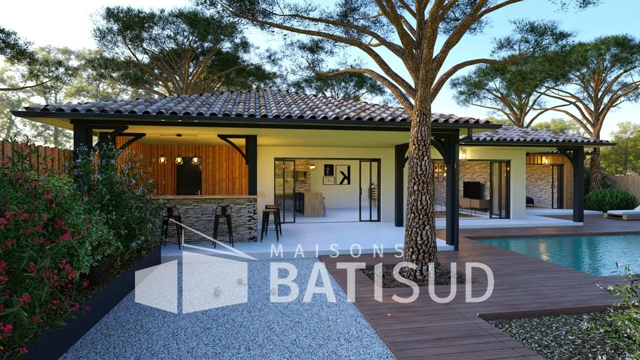 Maison neuve 110 m² à Biscarrosse (40600)