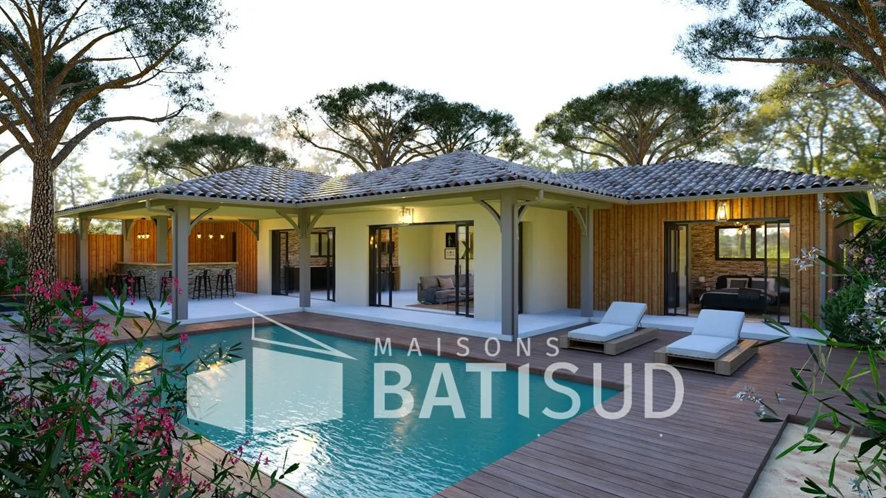 Maison neuve 110 m² à Biscarrosse (40600)