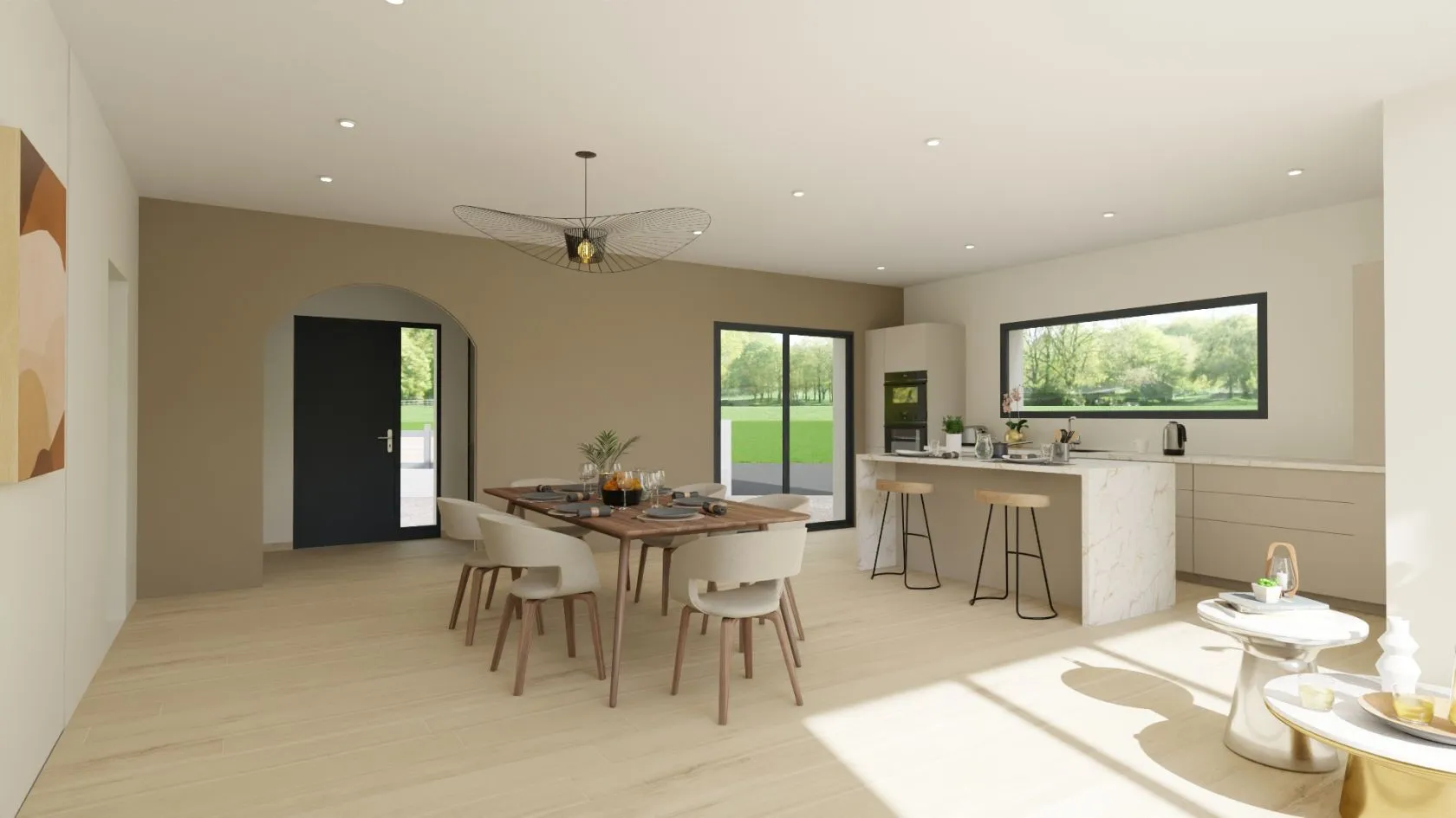 Maison neuve 145 m² à Saint-Aubin-de-Médoc (33160)