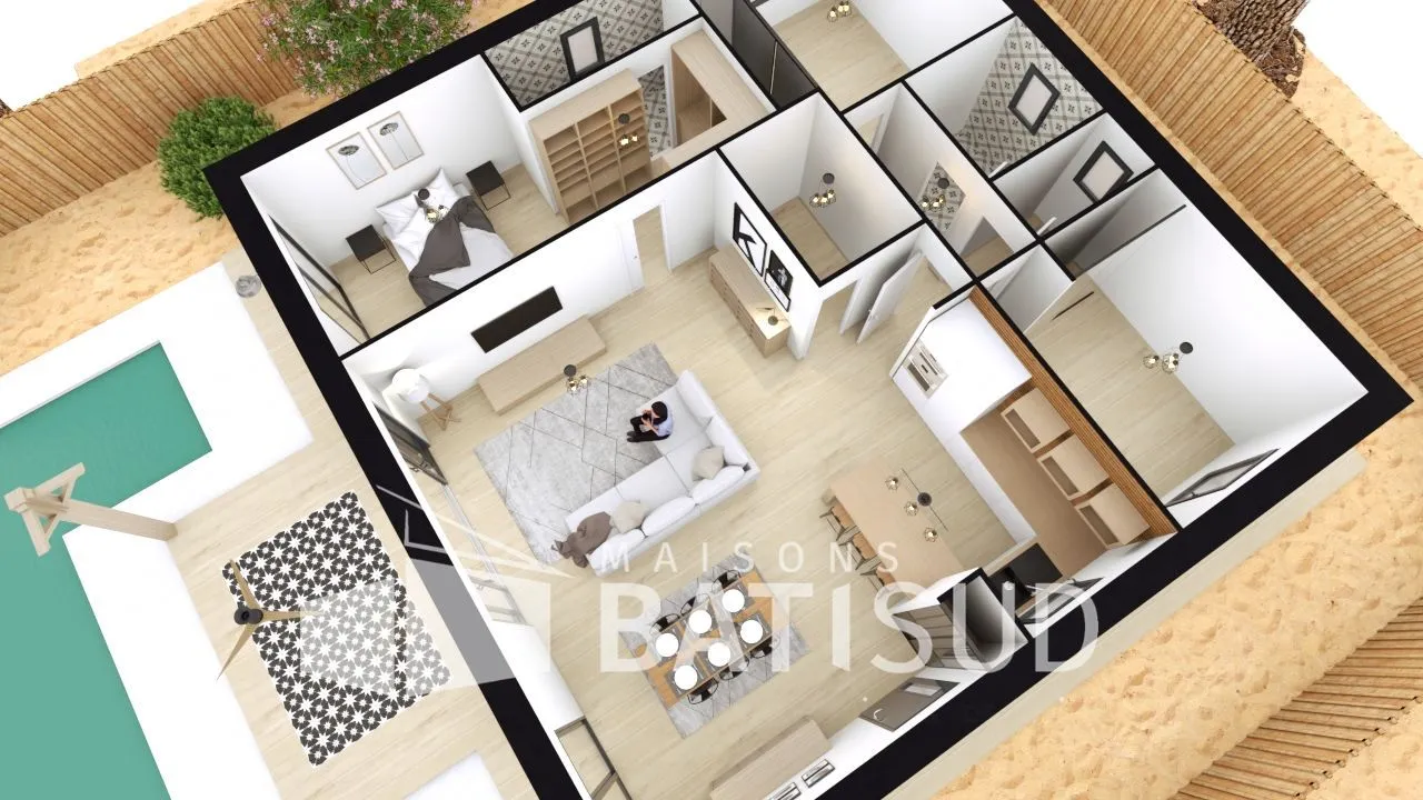 Maison neuve 90 m² à Hourtin (33990)