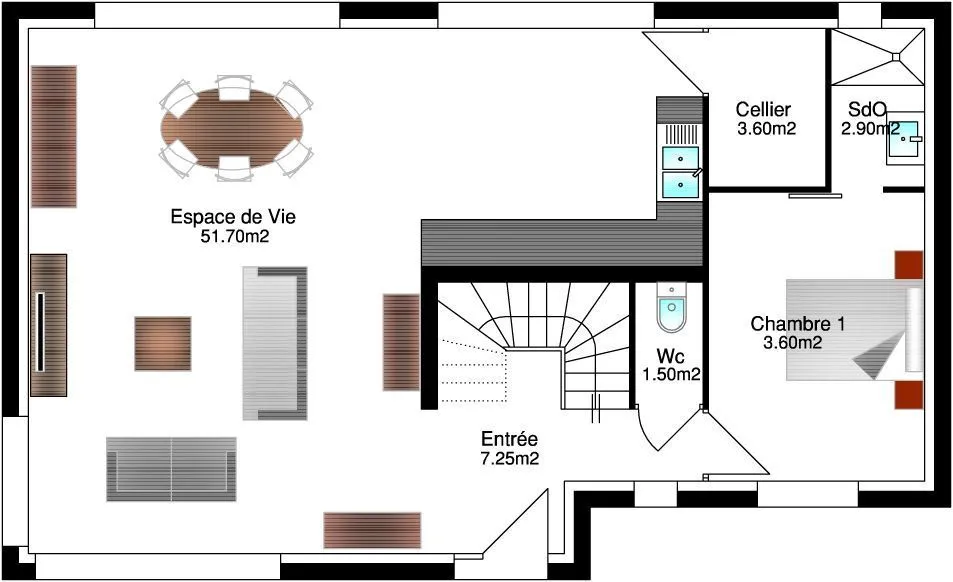 Zoé 4ch142 — modèle de maison