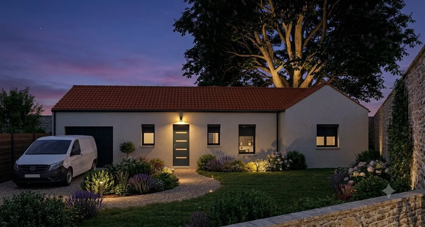 Maison 3 Ch Garage Oulmes — modèle de maison