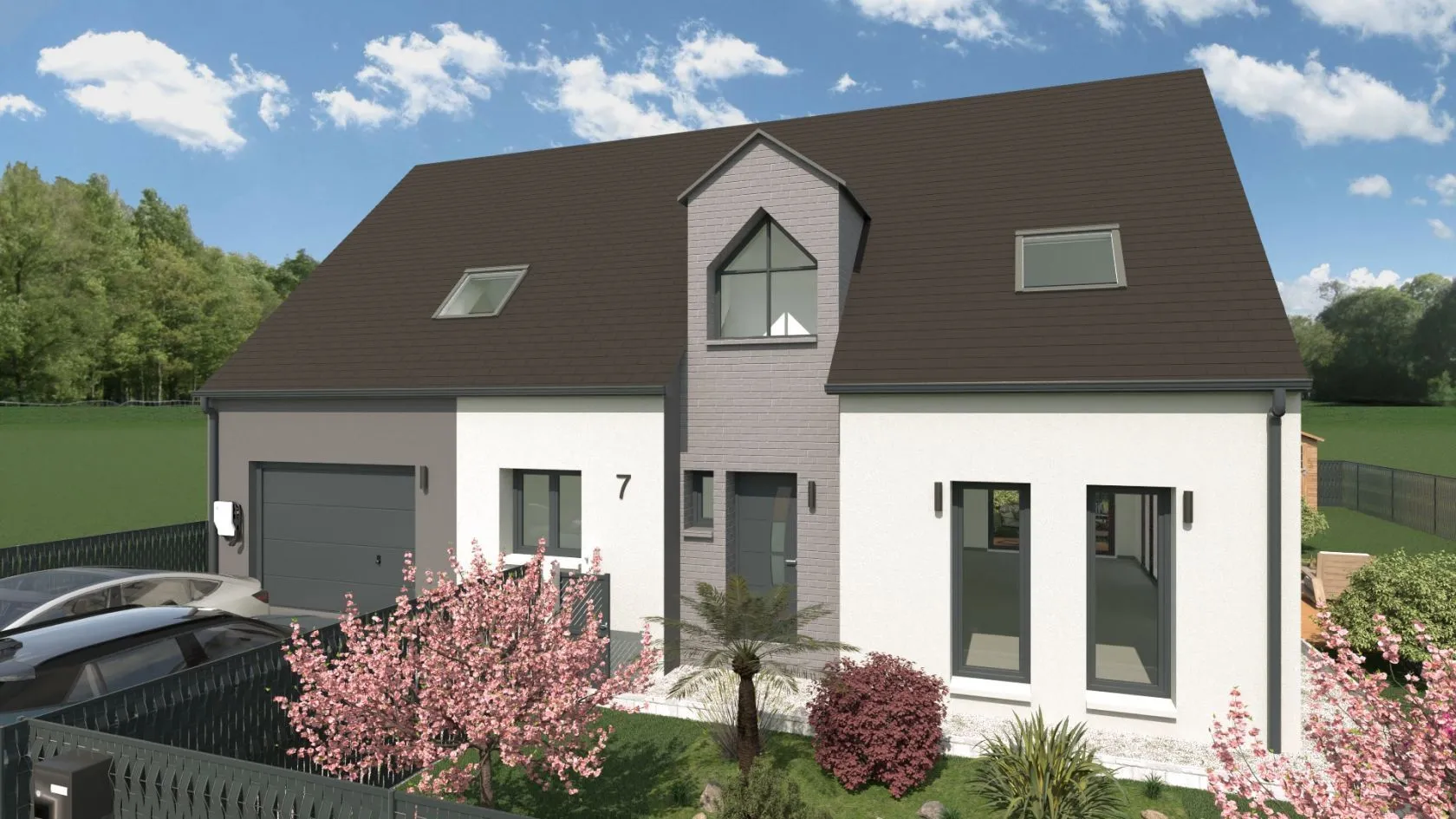 Maison neuve 140 m² à Ferrières (80470)