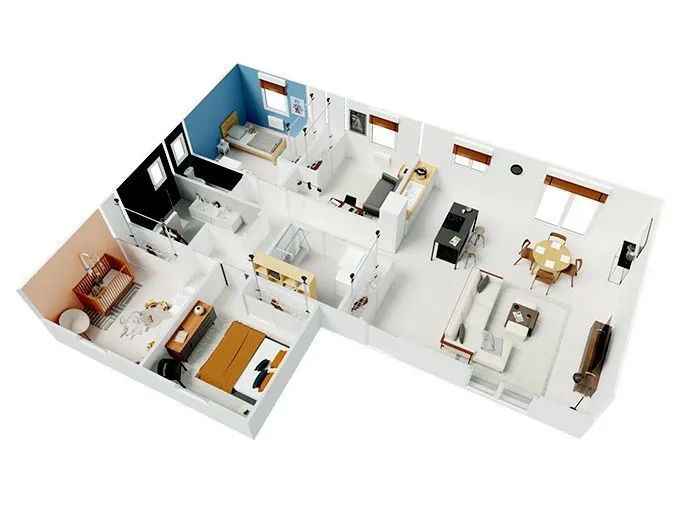 Maison neuve 103 m² à Fursac (23290)