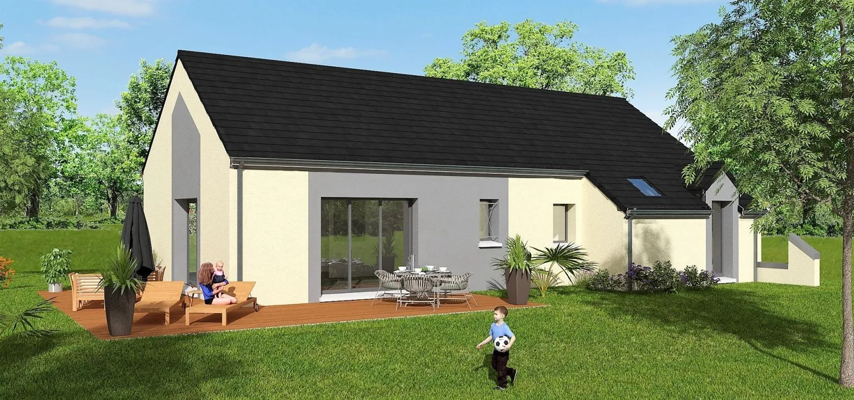Nina 3ch110 — modèle de maison