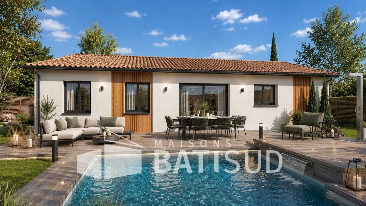 Maison neuve 105 m² à Brach (33480)