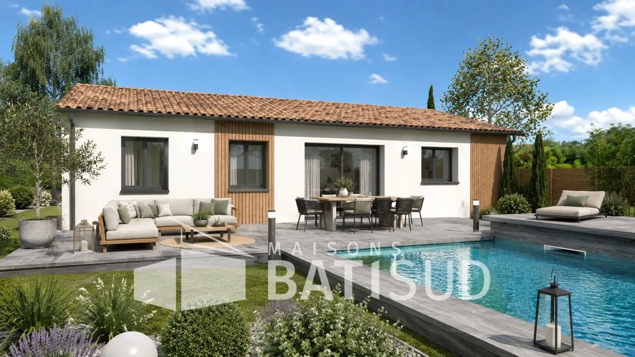 Maison neuve 105 m² à Brach (33480)