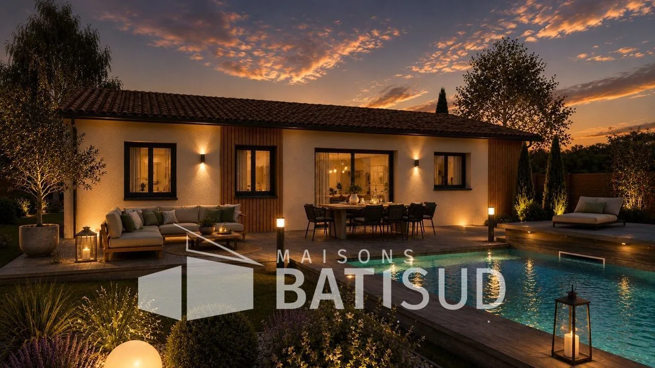 Maison neuve 105 m² à Brach (33480)