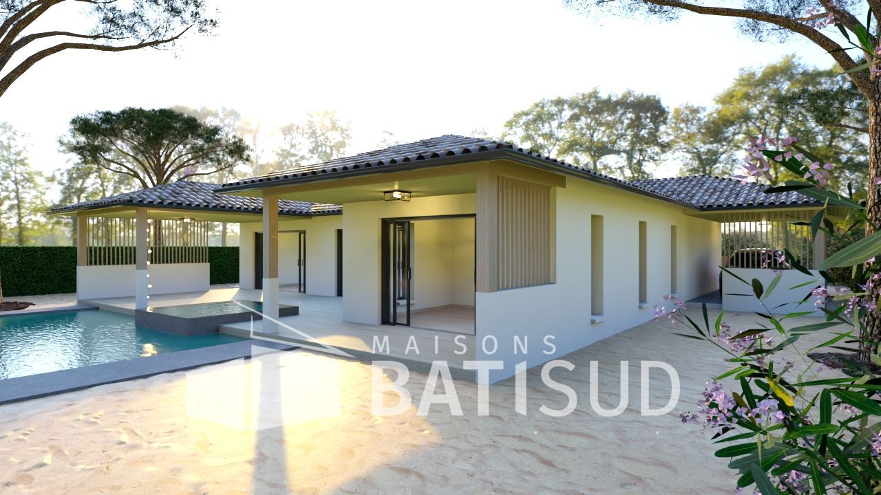 Maison neuve 110 m² à Saint-Aubin-de-Médoc (33160)