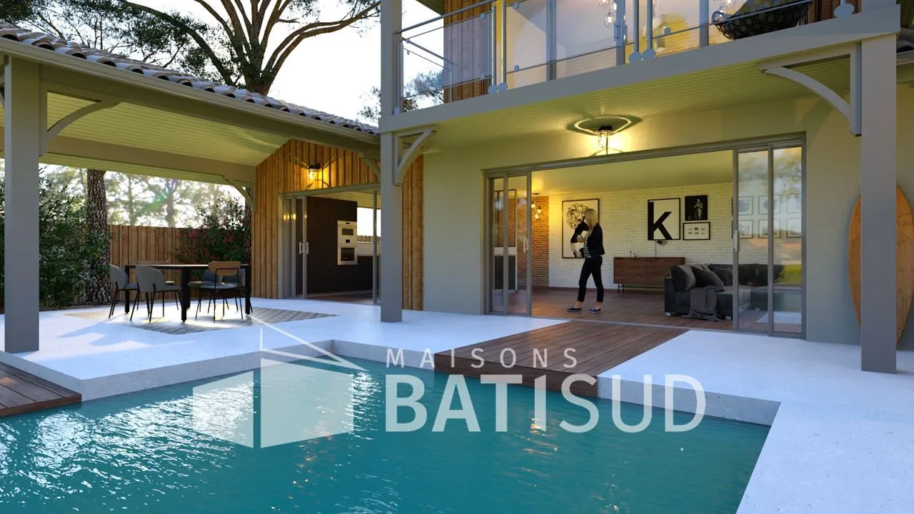 Maison neuve 150 m² à Gujan-Mestras (33470)