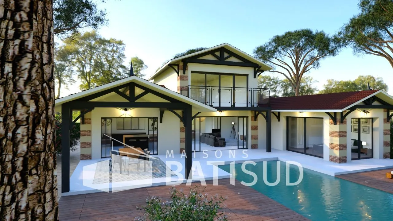 Maison neuve 150 m² à Gujan-Mestras (33470)