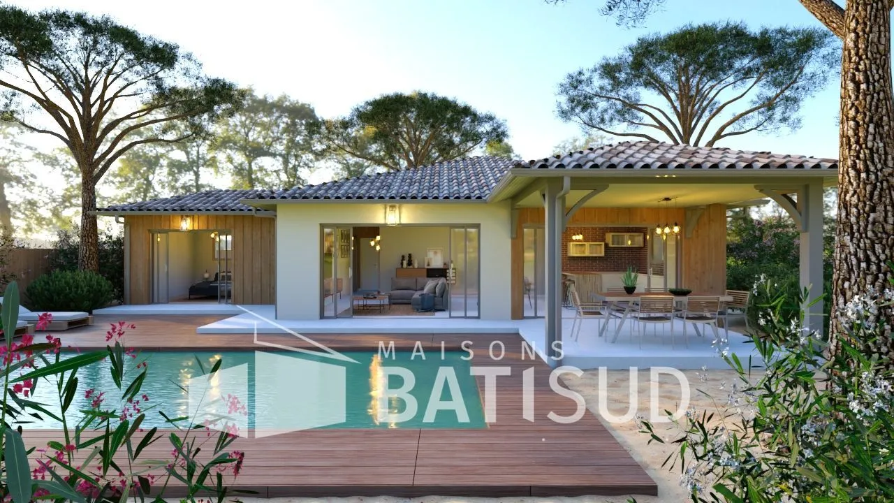 Maison neuve 100 m² à Martignas-sur-Jalle (33127)