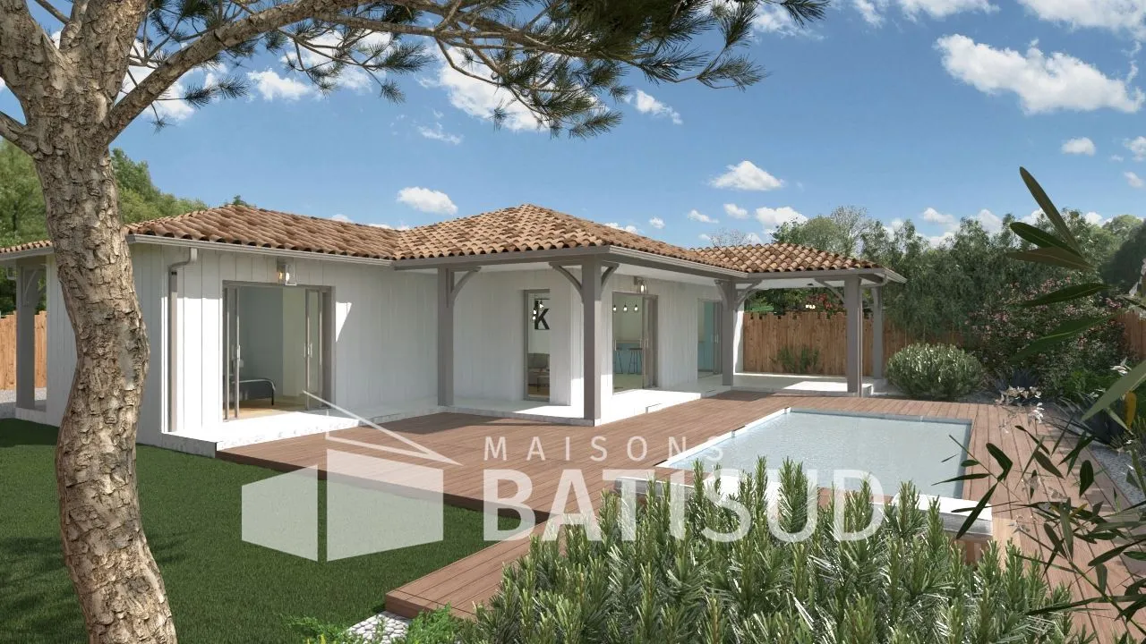 Maison neuve 100 m² à Martignas-sur-Jalle (33127)