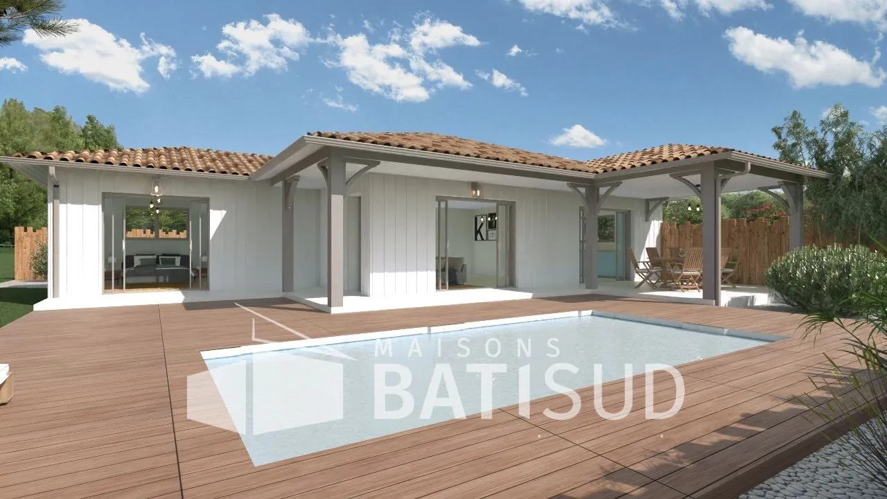Maison neuve 100 m² à Martignas-sur-Jalle (33127)