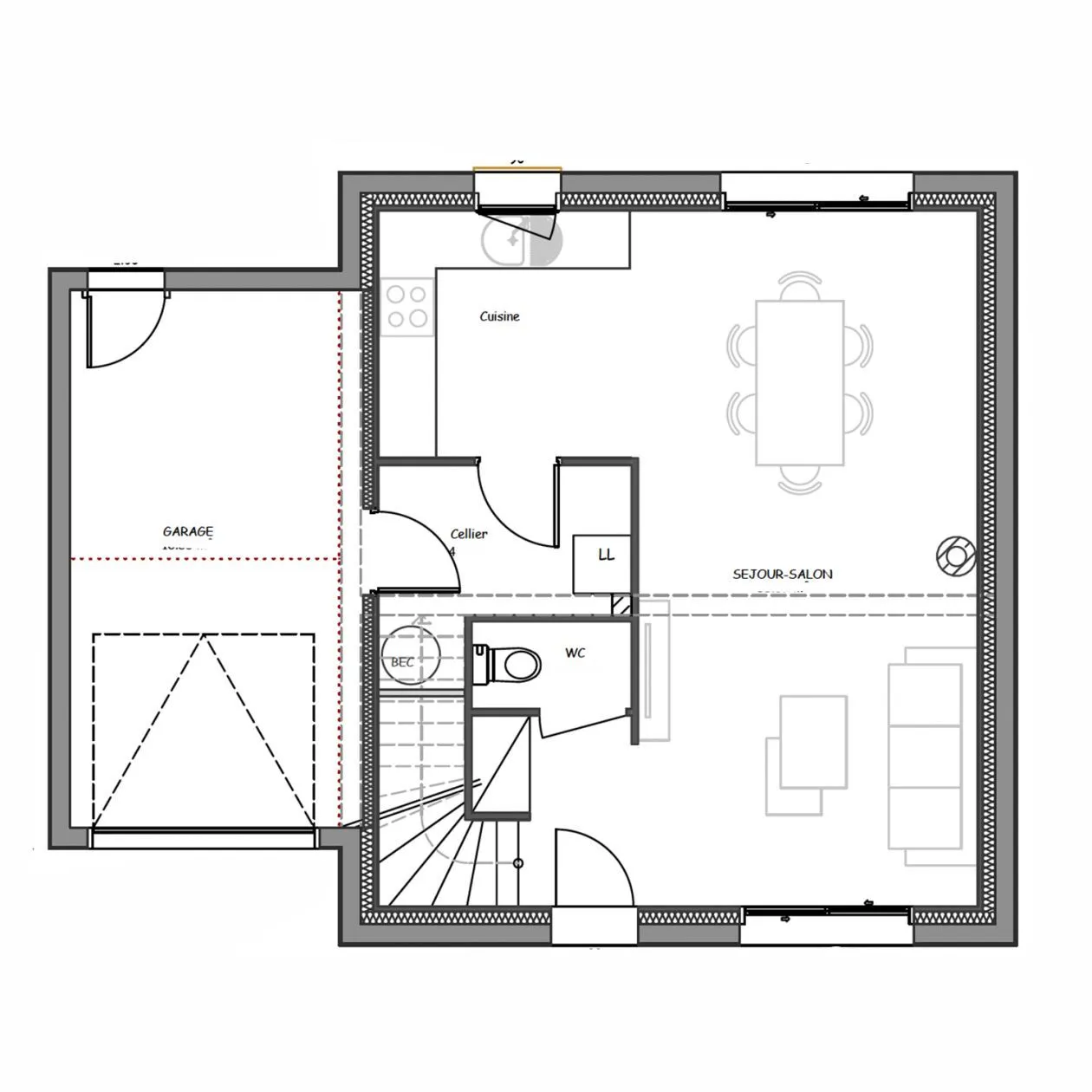 Maison neuve 81 m² à Martinet (85150)