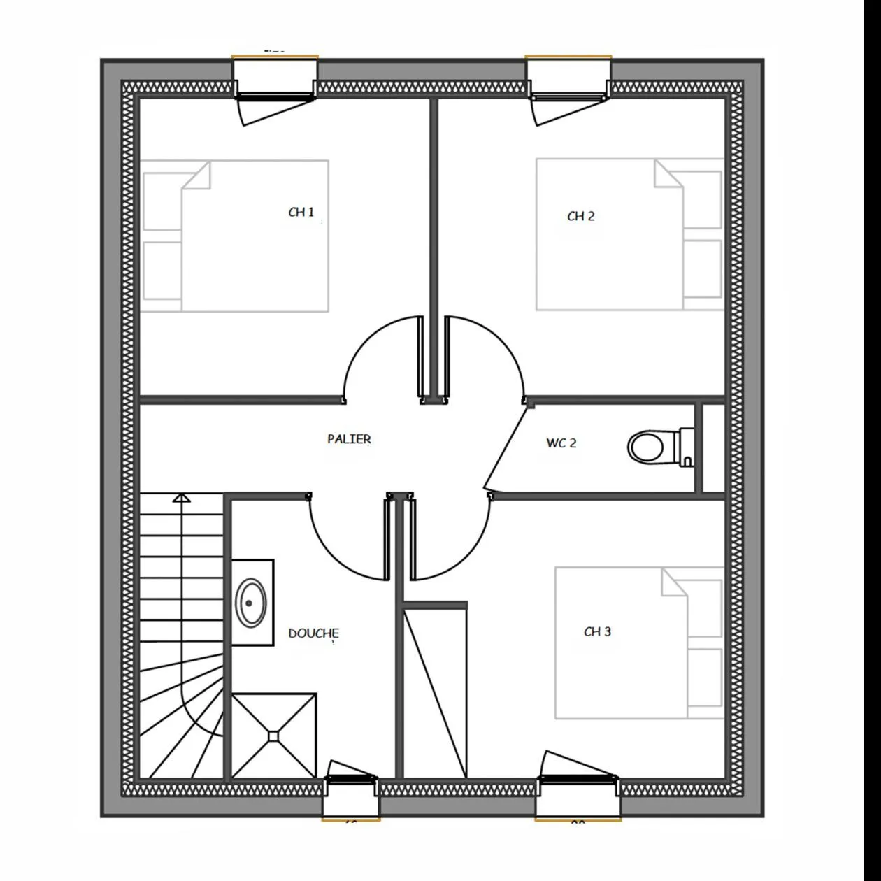 Maison neuve 81 m² à Martinet (85150)