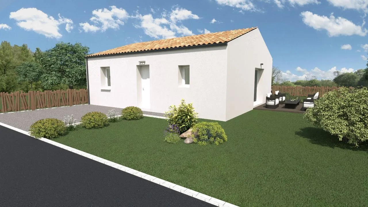 Maison neuve 60 m² à Saint-Aubin-la-Plaine (85210)