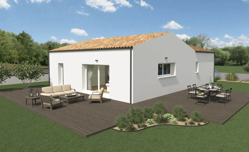 Maison neuve 87 m² à Vairé (85150)