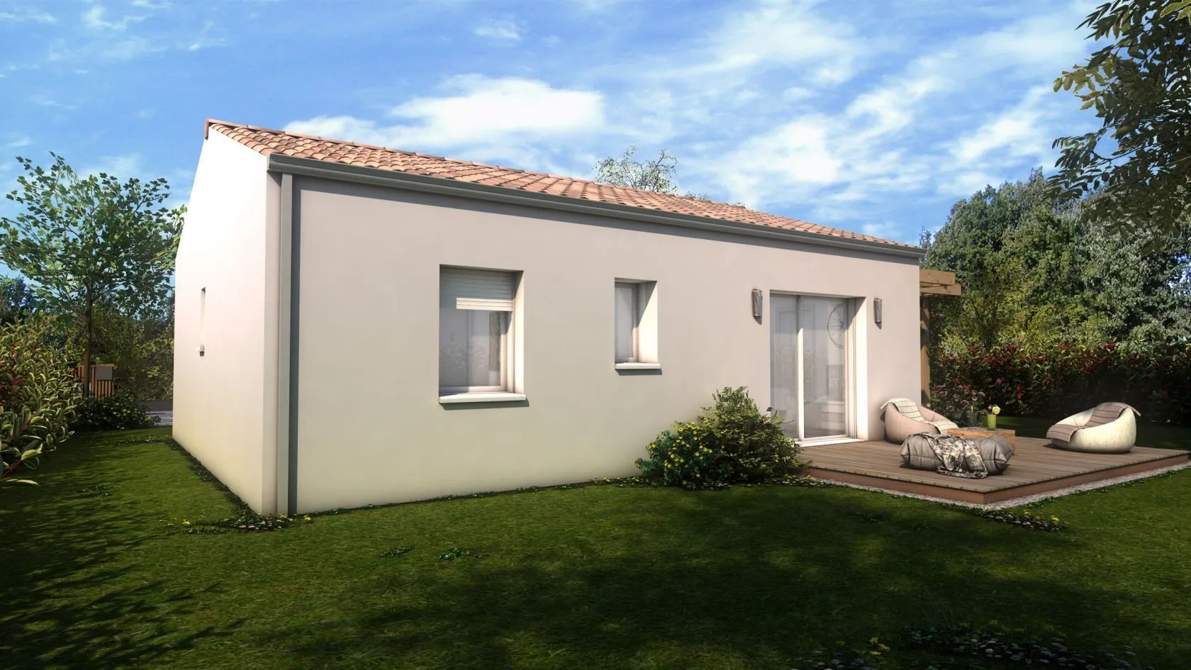 Maison neuve 54 m² à Saint-Pierre-du-Chemin (85120)