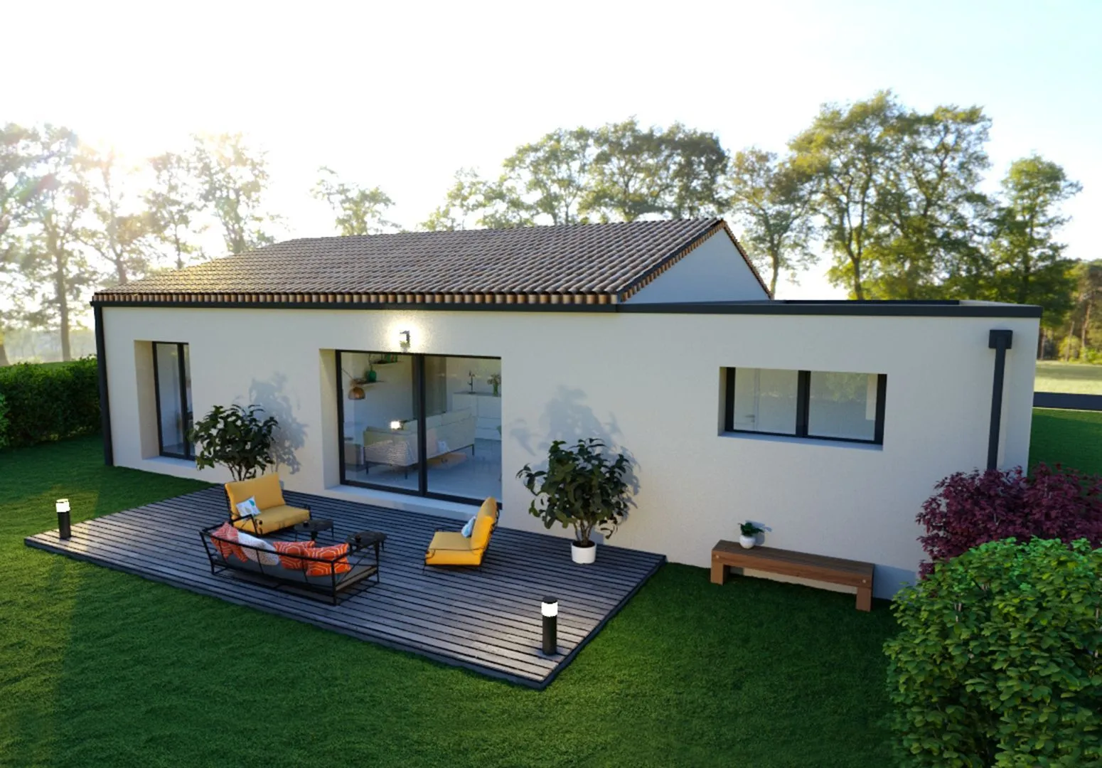 Maison neuve 87 m² à Bois-de-Céné (85710)