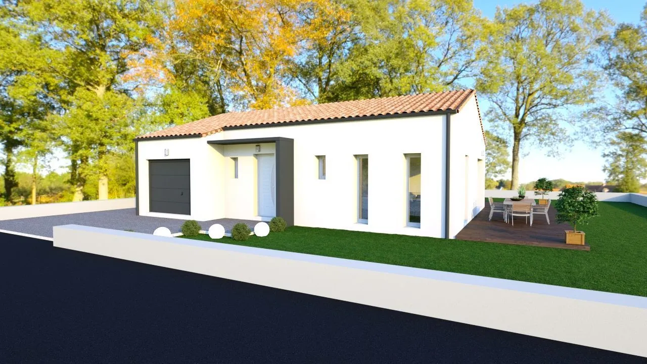 Maison neuve 86 m² à Dompierre-sur-Yon (85170)