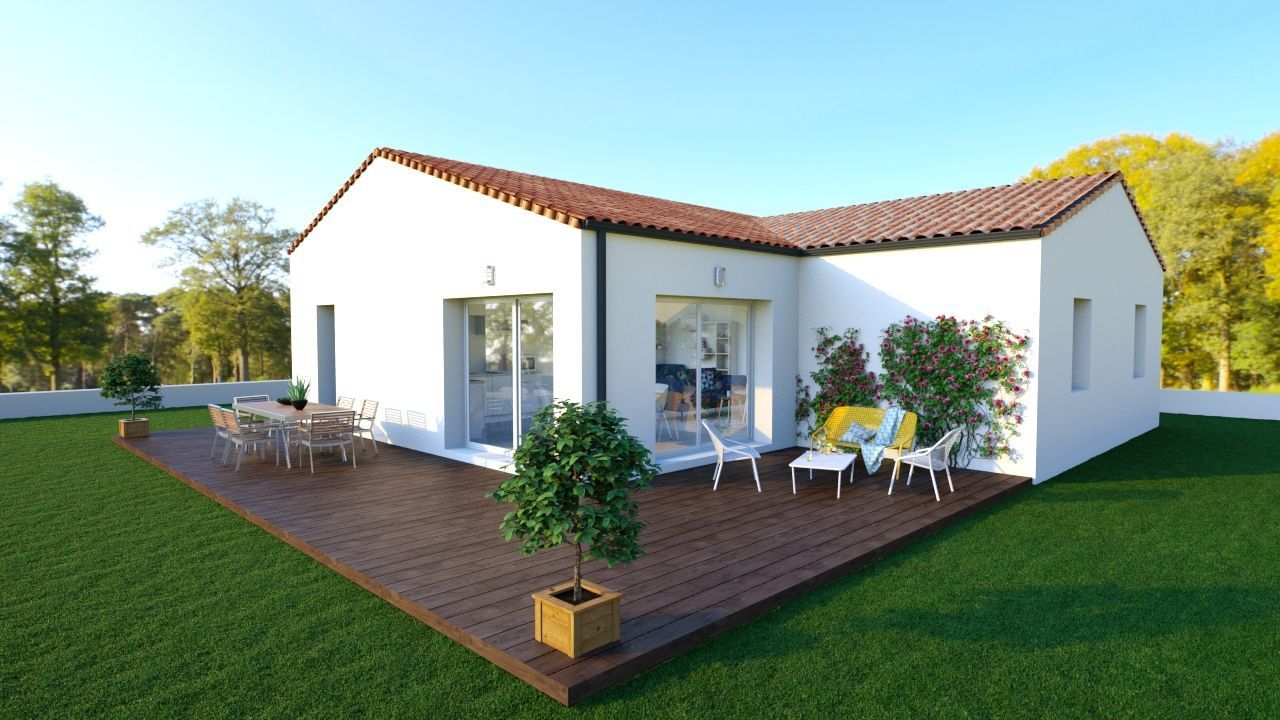 Maison neuve 86 m² à Avrillé (85440)
