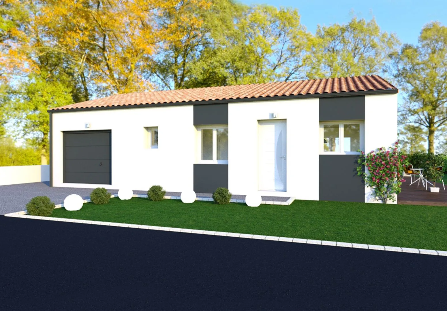 Maison neuve 69 m² à Bournezeau (85480)