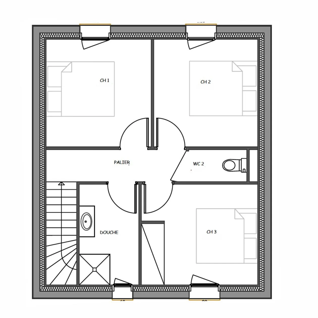Maison neuve 81 m² à Martinet (85150)