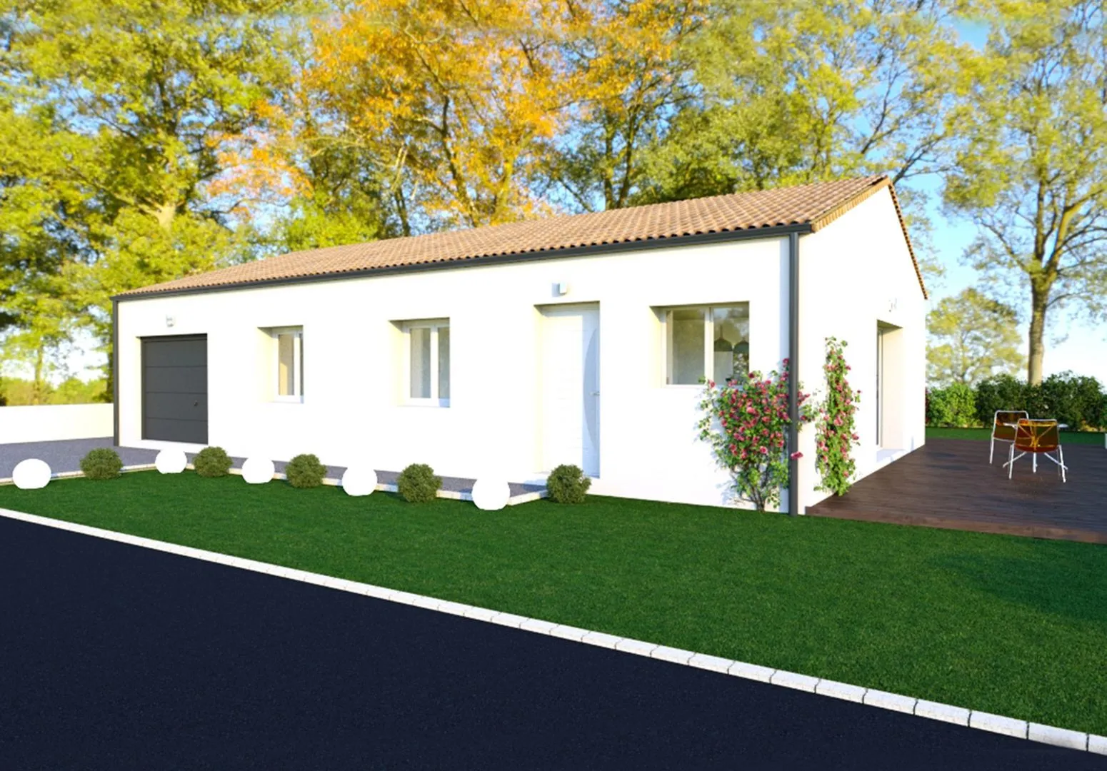 Maison neuve 77 m² à Dompierre-sur-Yon (85170)