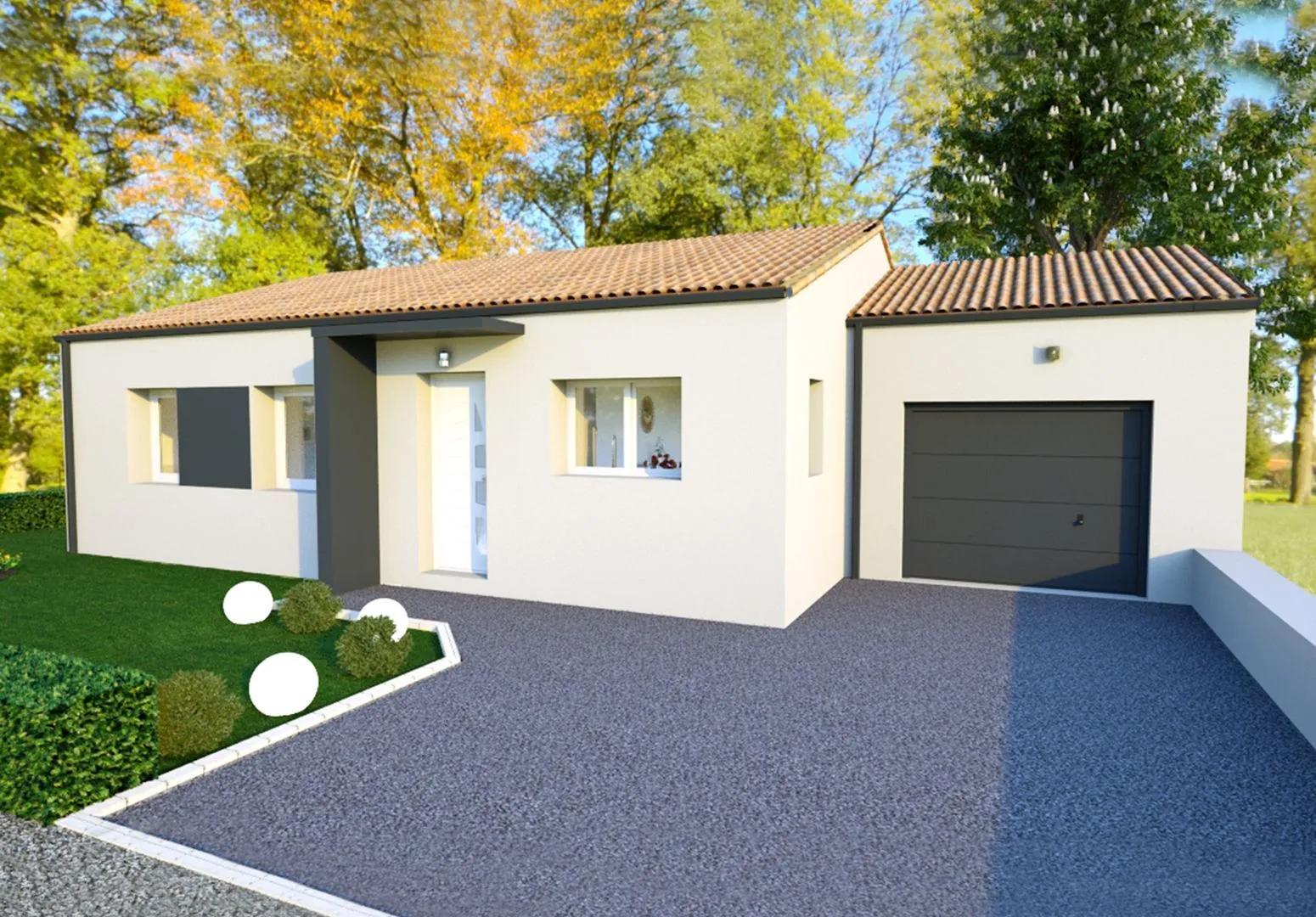 Maison neuve 80 m² à Saint-Germain-de-Prinçay (85110)