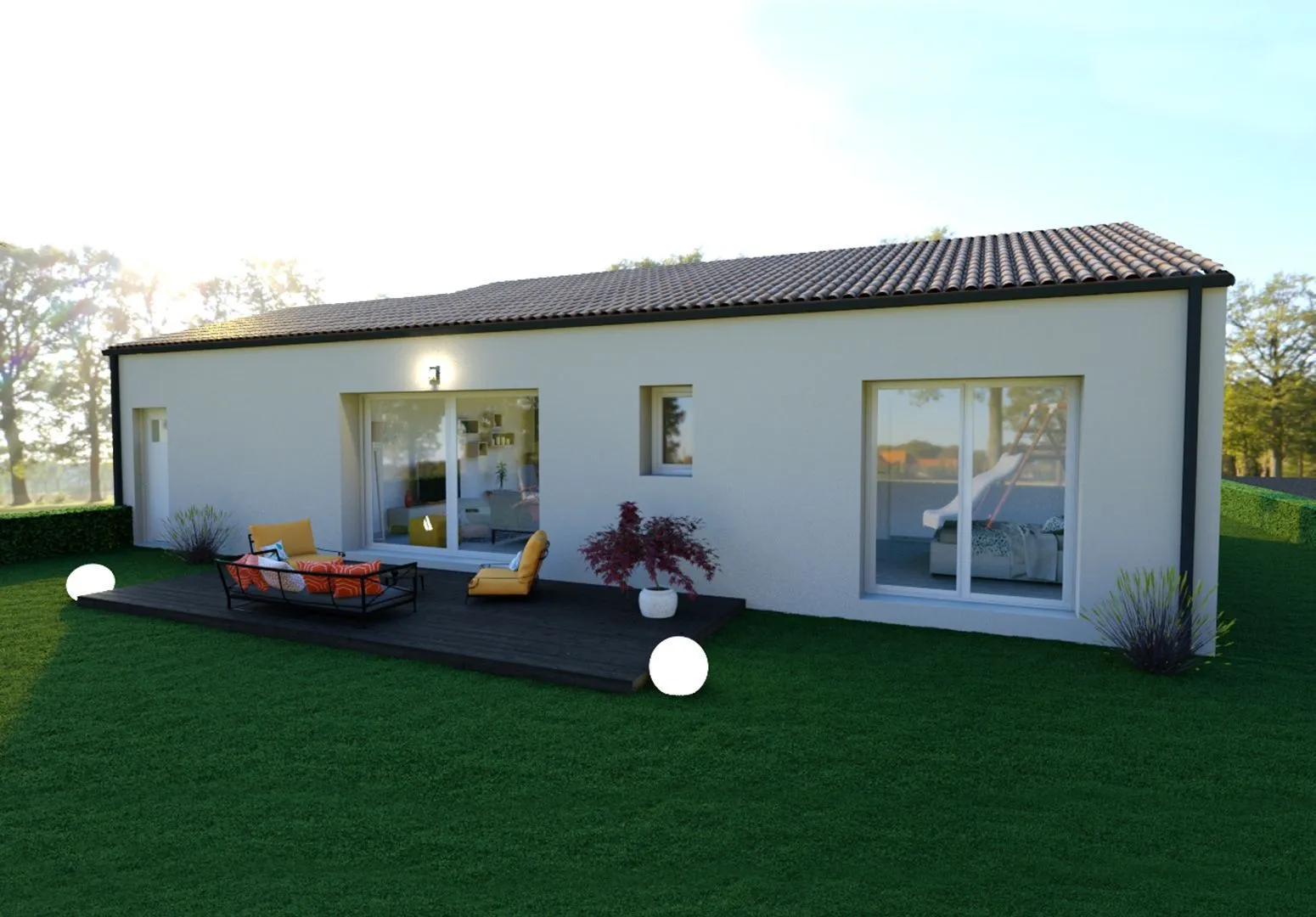 Maison neuve 80 m² à Saint-Germain-de-Prinçay (85110)