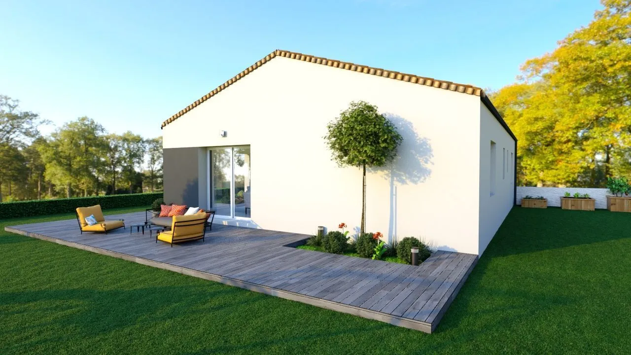 Maison neuve 73 m² à Saint-Pierre-du-Chemin (85120)