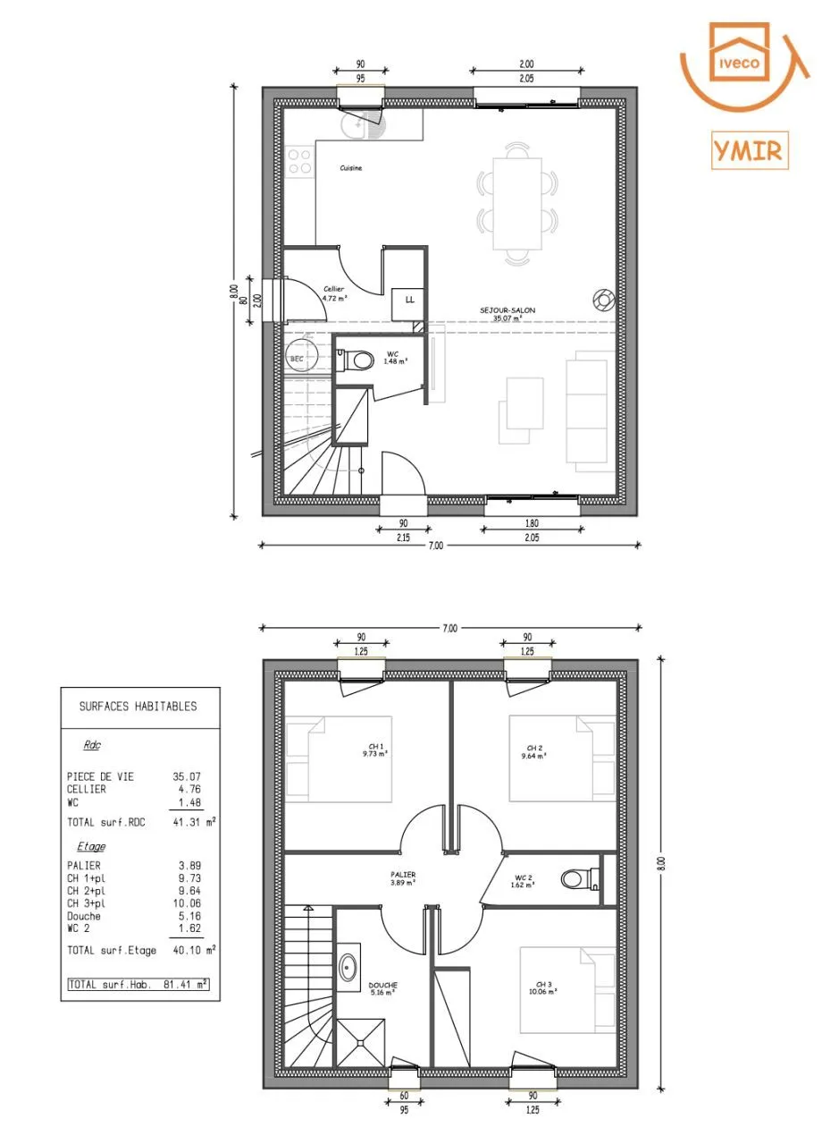 Maison neuve 81 m² à La Roche-sur-Yon (85000)