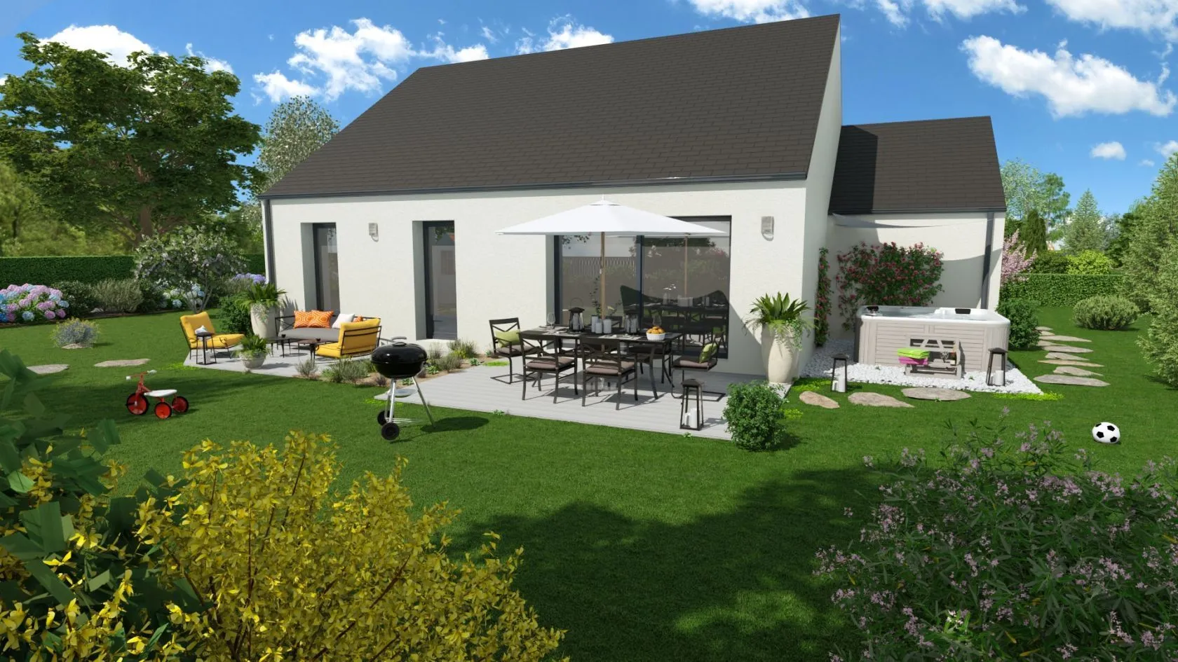 Maison neuve 89 m² à Bavent (14860)