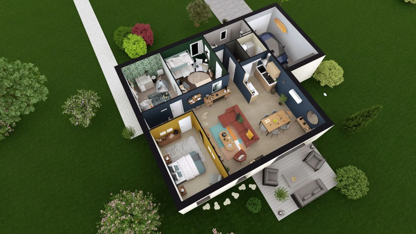Maison neuve 89 m² à Bavent (14860)