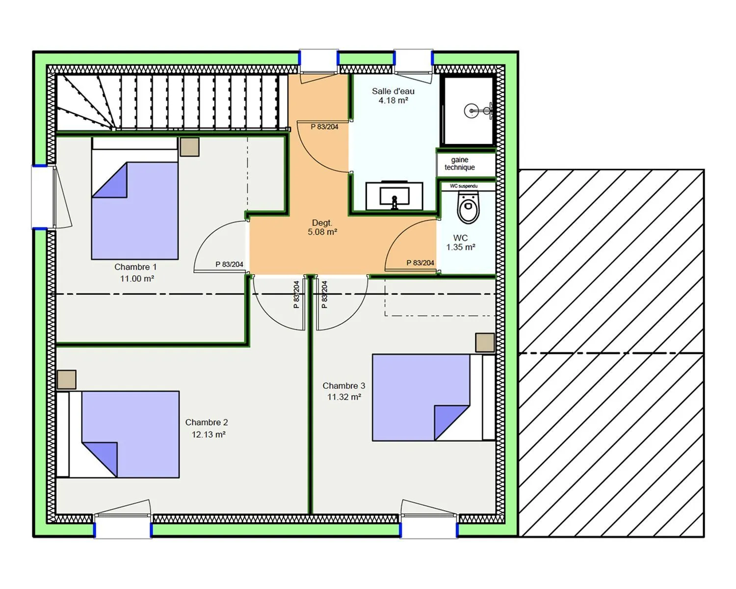 Maison neuve 93 m² à Romagny (50140)