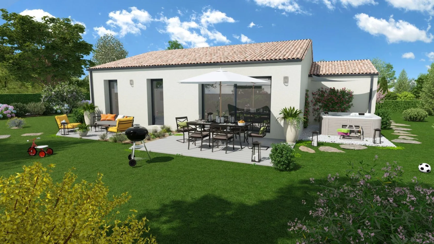 Maison neuve 89 m² à Cébazat (63118)