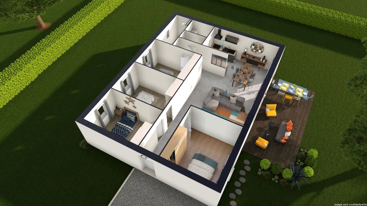 Maison neuve 94 m² à Gimeaux (63200)