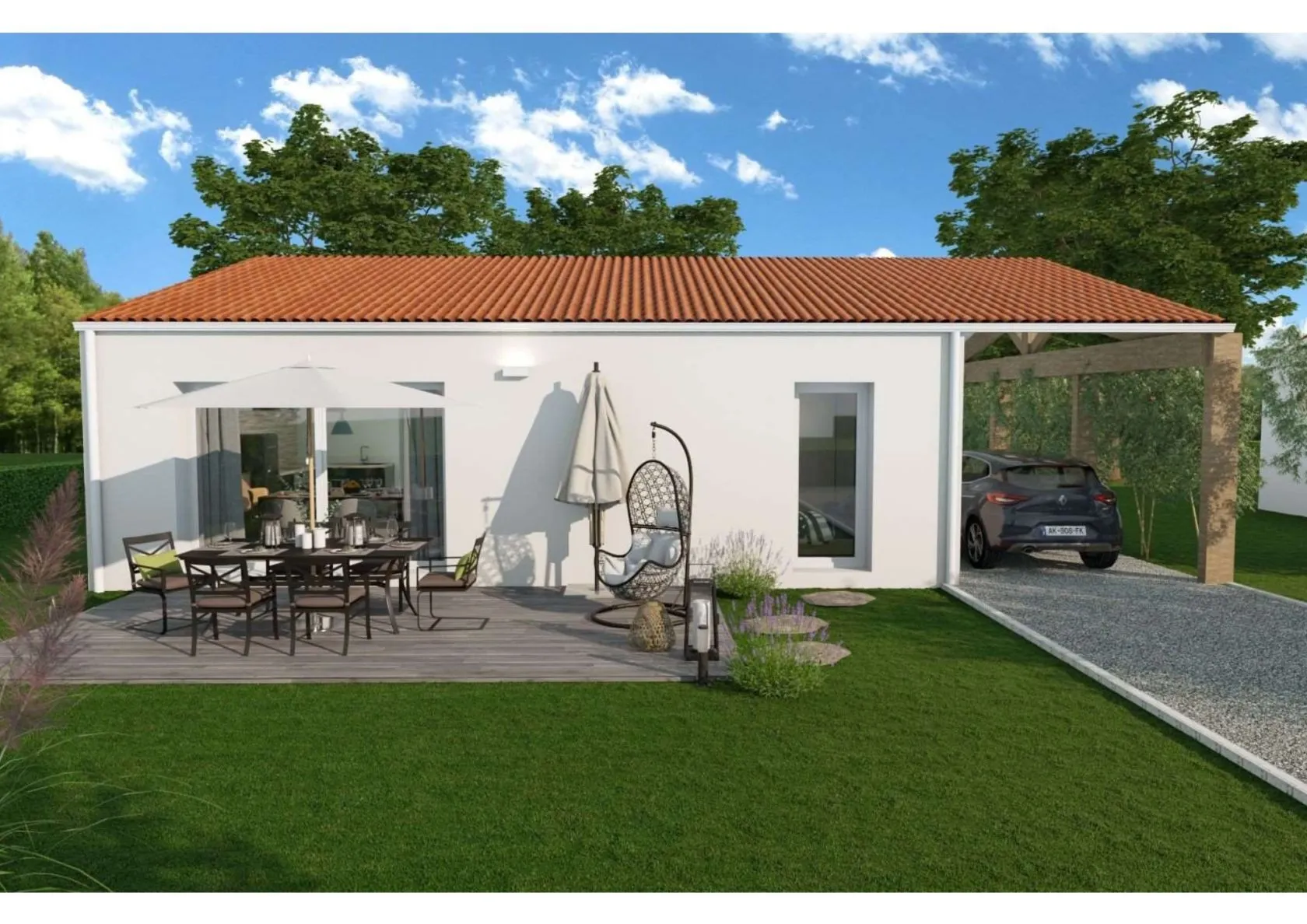 Maison neuve 80 m² à Égliseneuve-près-Billom (63160)