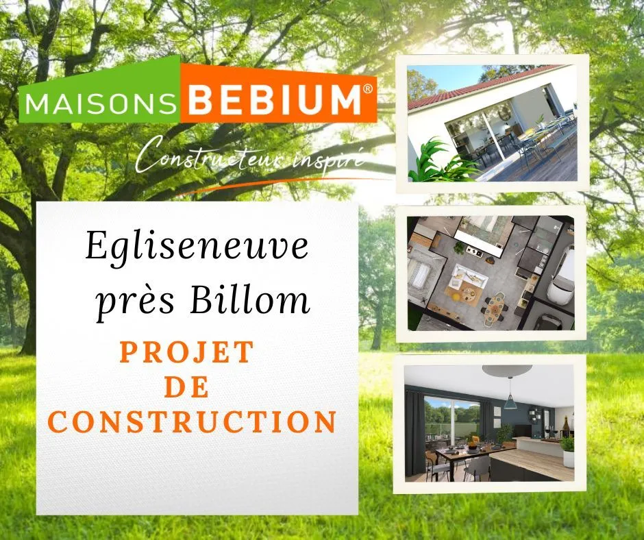 Maison neuve 80 m² à Égliseneuve-près-Billom (63160)