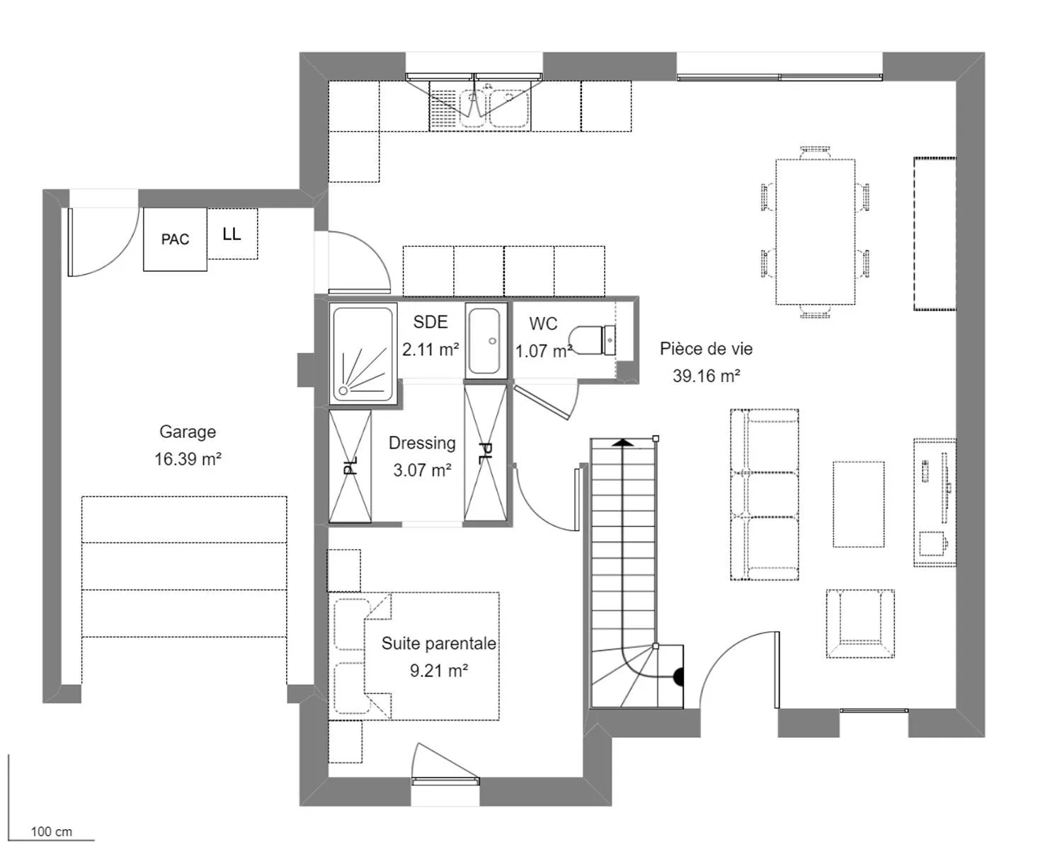 Kalie 4ch 102 — modèle de maison