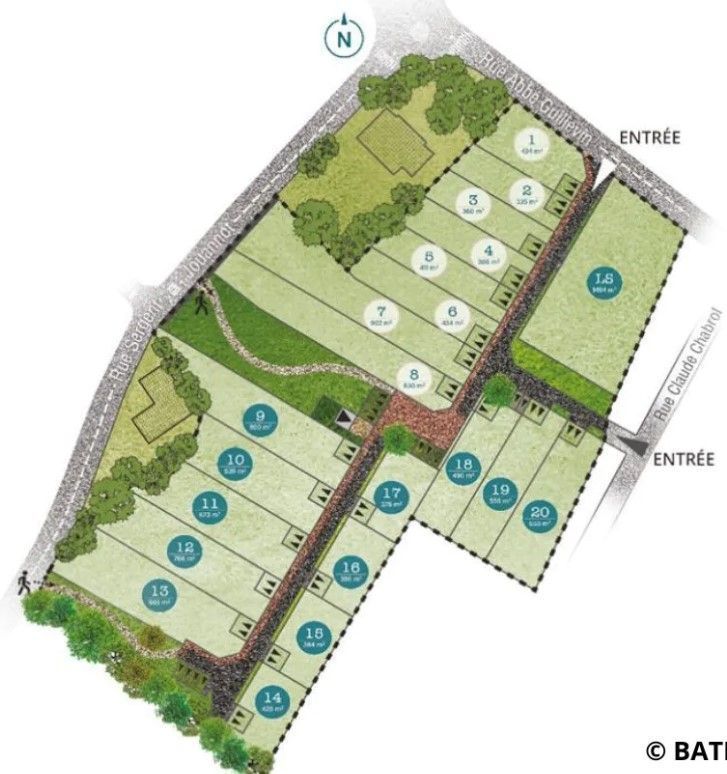 Terrain à bâtir 385 m² à Ploeren (56880)