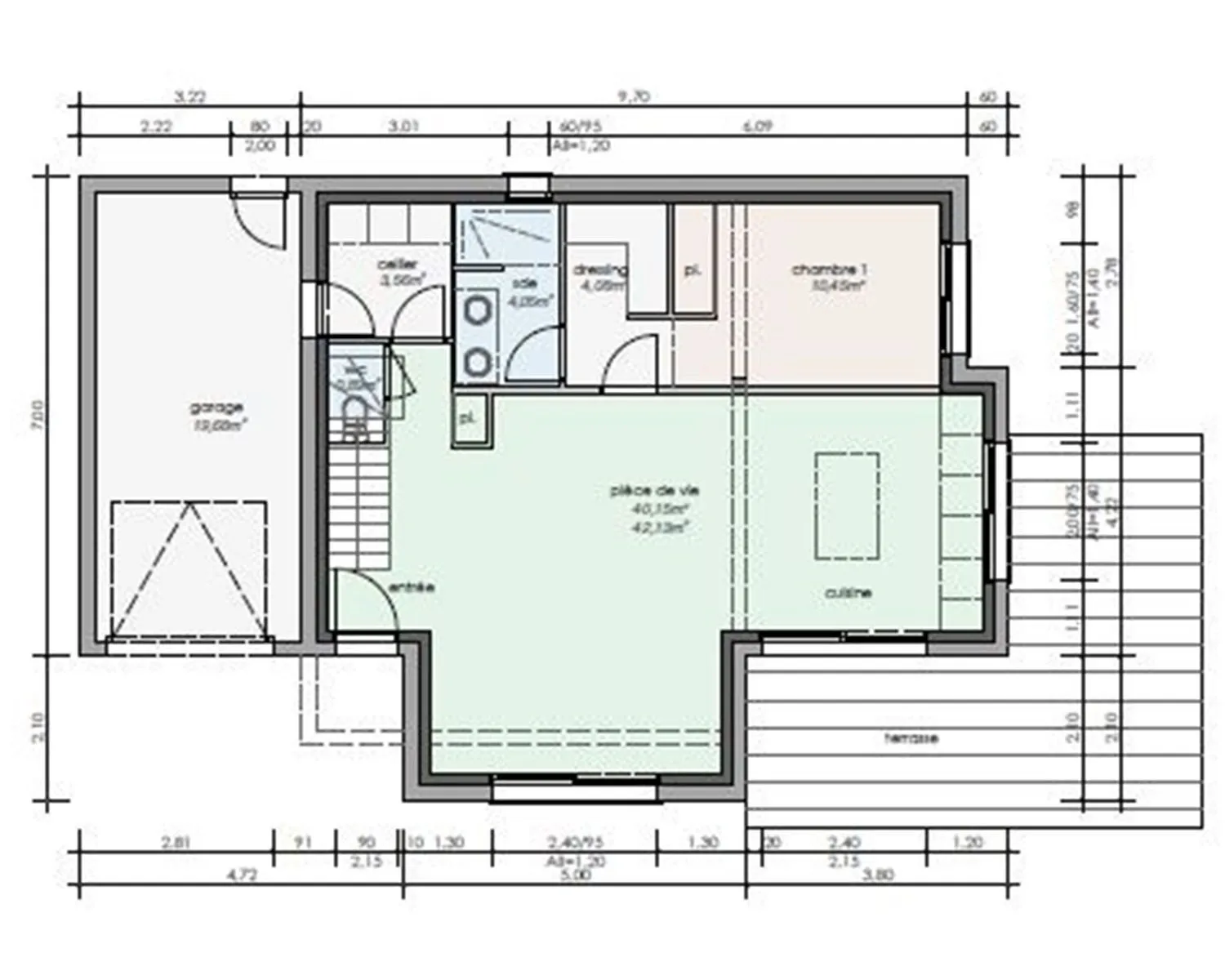Maison neuve 103 m² à La Trinité-sur-Mer (56470)