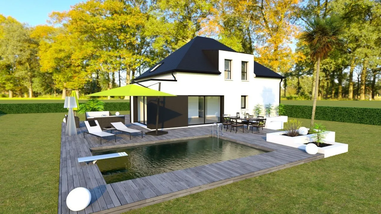 Terrain à bâtir 458 m² à Locoal-Mendon (56550)