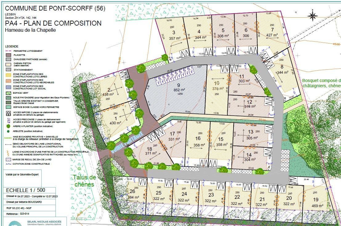Terrain à bâtir 322 m² à Pont-Scorff (56620)