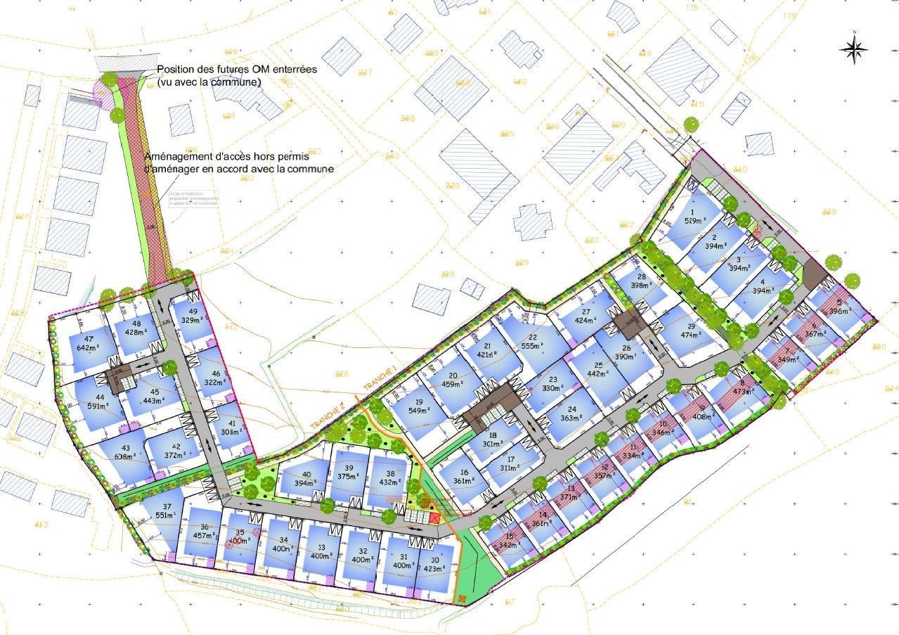 Terrain à bâtir 400 m² à Locminé (56500)
