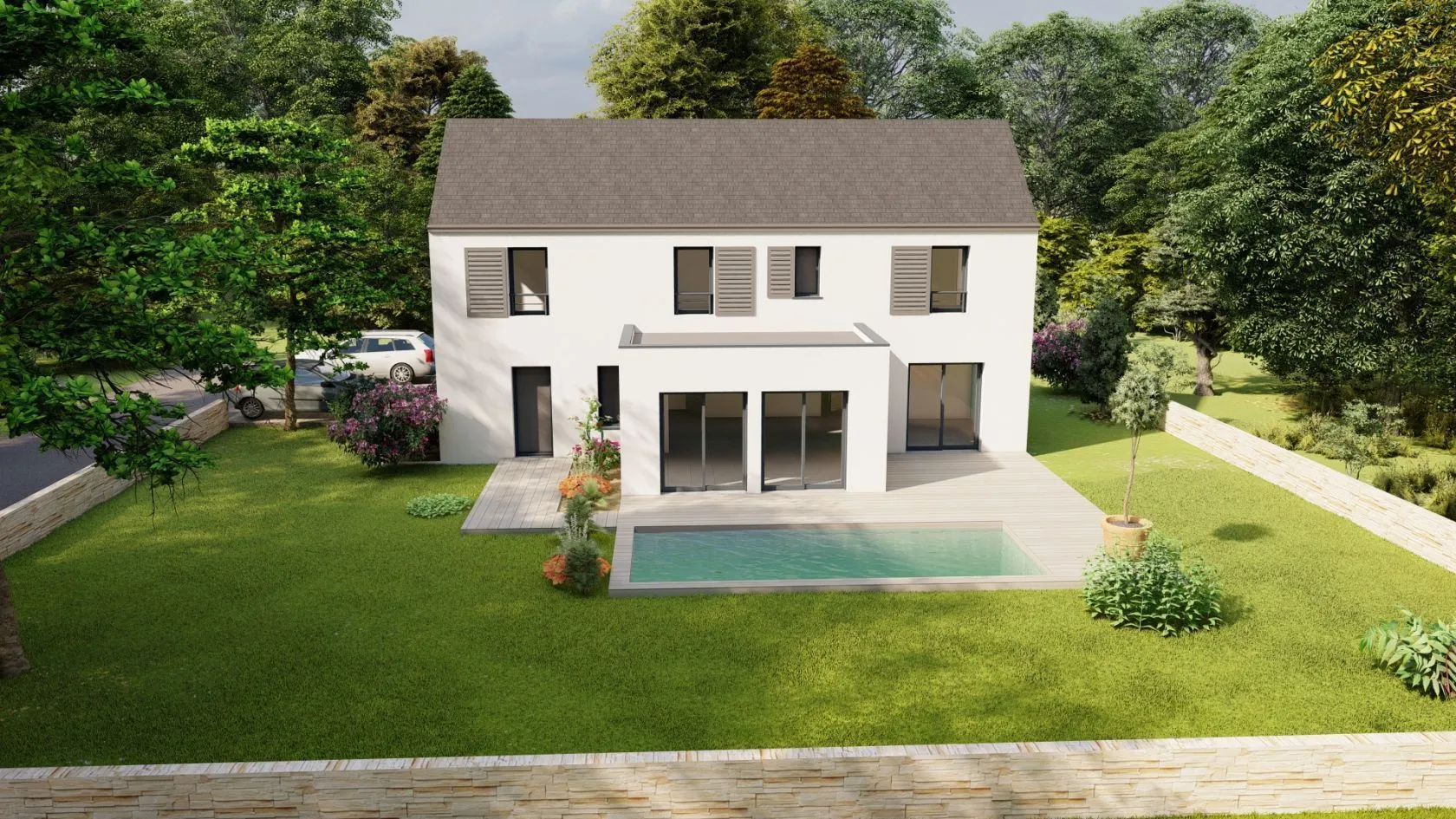 Maison neuve 140 m² à Ambon (56190)
