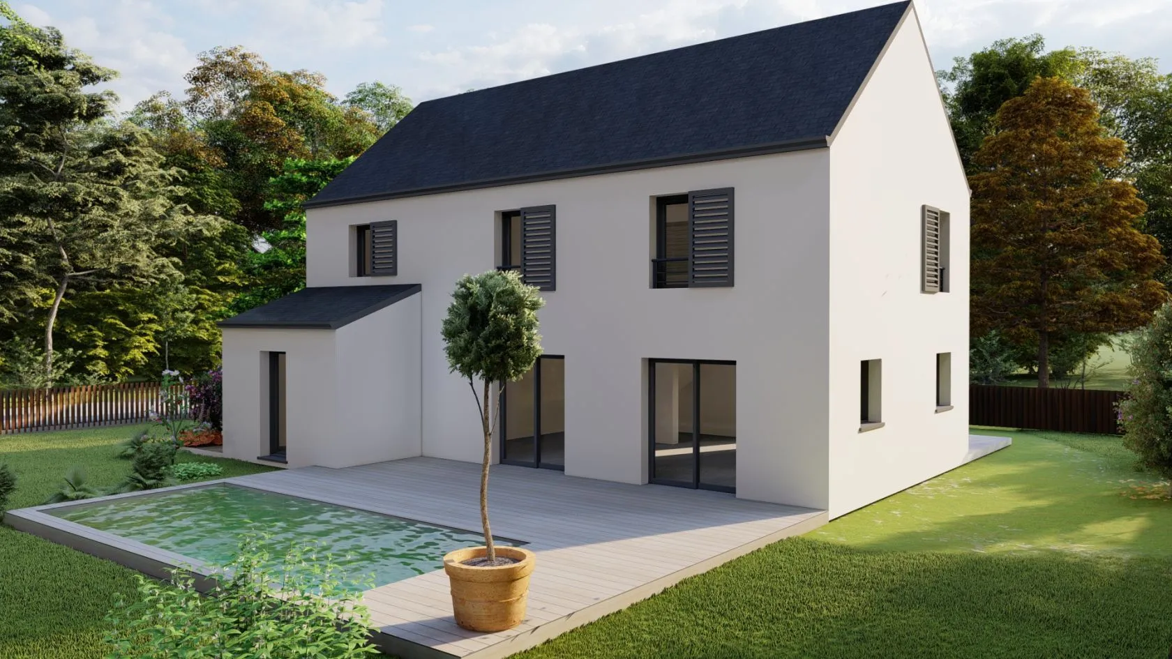 Maison neuve 145 m² à Ambon (56190)