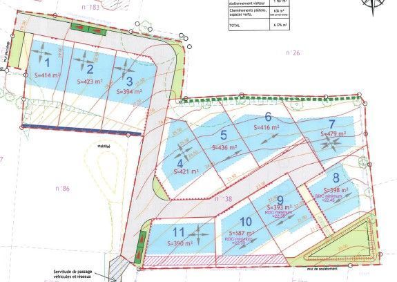 Terrain à bâtir 421 m² à Muzillac (56190)